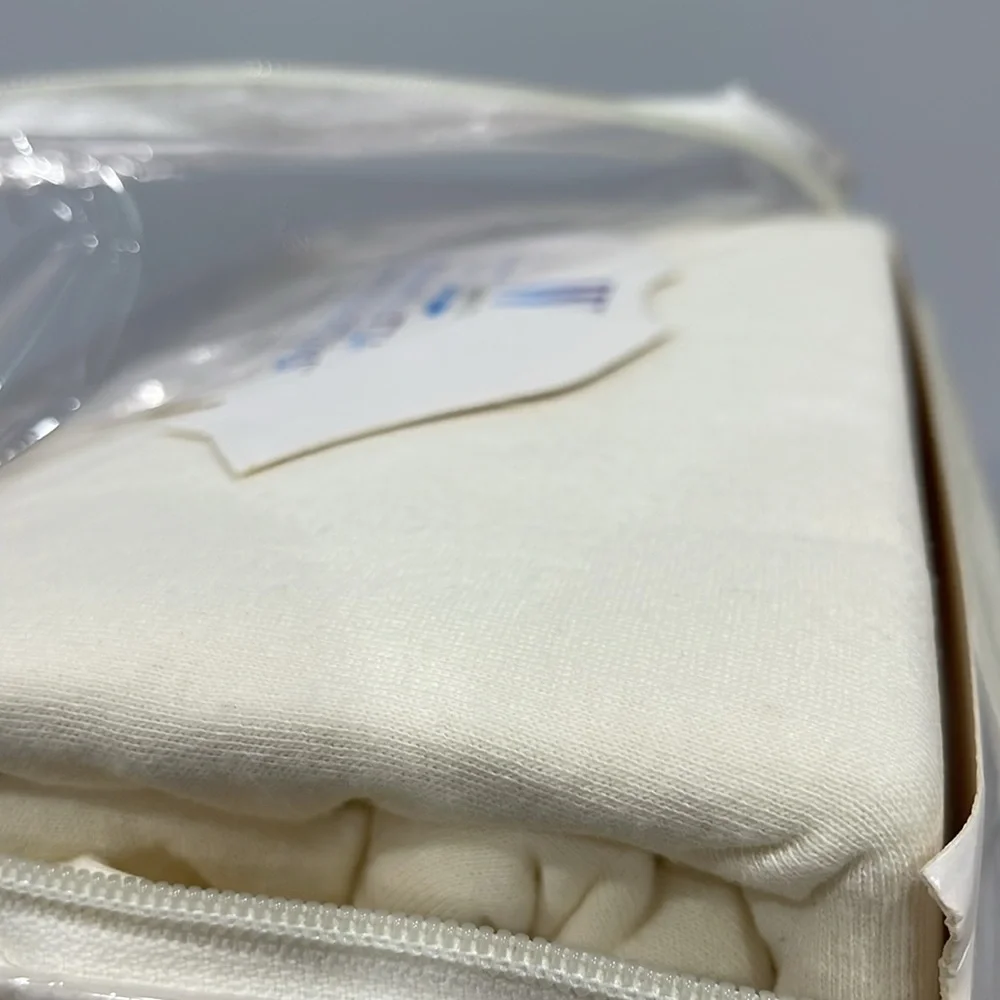 WAMSUTTA Expressions Jersey Knit Cotton Twin Sheet Set ecru ivory NEW